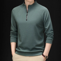 新款男士长袖T恤韩版春秋季中青年休闲日常上衣打底衫男长袖