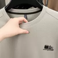 新款男士长袖卫衣男秋冬季纯色男士圆领宽松时尚上衣