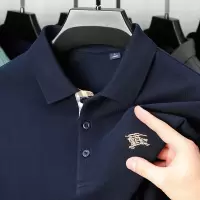 棉质长袖POLO衫男T恤衫秋季珠地棉休闲长袖上衣男polo衫