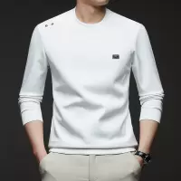 长袖印花长袖卫衣秋季长袖中年圆领男士卫衣打底衫时尚