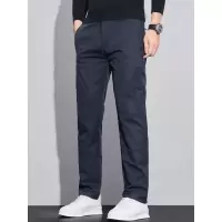 早秋上新mentrousers男裤厚款修身轻奢百搭弹力 轻商务直筒休闲裤