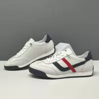 真皮板鞋男款潮流百搭鞋子欧洲站百搭男士小白鞋轻奢一脚蹬懒人鞋