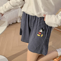 莫代尔睡裤女夏季薄款韩版可爱卡通短裤大码宽松休闲家居裤可外穿