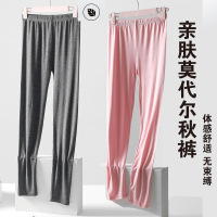 秋季中老年保暖打底线裤薄款内穿衬裤高弹大码修身莫代尔女士秋裤