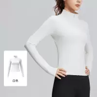 新款条纹运动外套户外跑步修身显瘦立领瑜伽外套