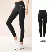 线感尴尬线瑜伽裤高弹裸感修身高腰健身裤