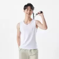 40支精梳棉男士背心纯棉内穿运动跨栏全棉内衣宽肩春夏季打底汗衫