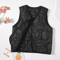 校服神器男女童背心秋冬全羊毛填充宝宝初中学生羽绒内搭马甲内衣