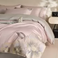 新疆长绒棉床上四件套纯棉新款感刺绣床单被罩三件套