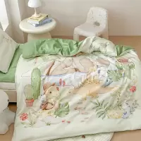 60s长绒棉幼儿园纯棉三件套午睡婴儿床儿童被套入园