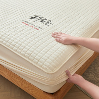 A类100全棉纯棉床笠夹棉全包床罩榻榻米床垫保护罩防滑防尘床单套
