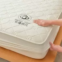 A类新疆纯棉花夹棉床笠单件加厚床罩床垫套保护罩全包床套