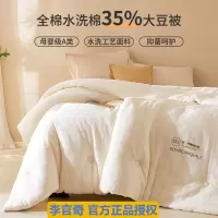 A类母婴级全棉35%李官奇大豆蛋白纤维被纯棉加厚冬被春秋被子母被