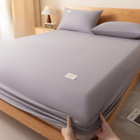 新款宿舍学生100纯棉床笠单件床罩床垫保护罩床单床套罩2