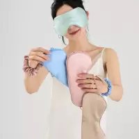 晚上睡觉桑蚕丝眼罩旅行遮光真丝眼罩夜间保护眼睡眠透气护罩