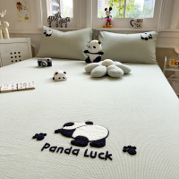 纯棉床笠单件新款四季通用100全棉床垫保护罩加厚床罩三件套