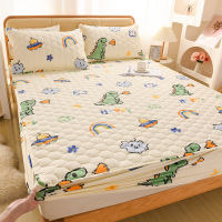 防水床笠a类夹棉床罩全棉床垫保护套加厚纯棉床垫罩