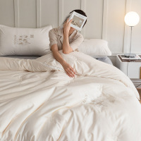 高端100支新疆长绒棉李官奇70%大豆被冬被子加厚保暖纯棉春秋被芯