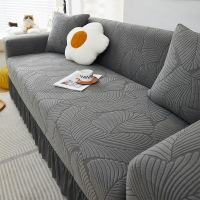 弹力针织裙摆沙发套全包耐用防猫抓垫毯四季通用沙发罩防尘盖布巾