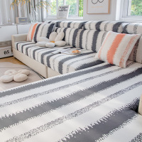 畔雅冰丝印花弹力沙发笠简约高级沙发凉席垫夏季沙发盖布套