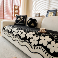 异形沙发垫防滑坐垫新款四季通用雪尼尔坐垫一片式盖布巾垫子