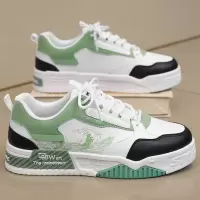 秋冬季男士新款透气经典卡通拼色休闲鞋韩版潮流百搭青年低帮板鞋