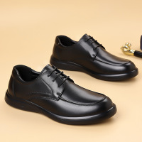 休闲皮鞋男士简约正装商务皮鞋新款时尚百搭爸爸男鞋