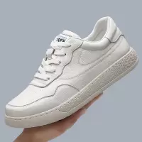 头层牛皮秋季新款男士休闲鞋真皮舒适男款皮鞋小白鞋板鞋男鞋子潮