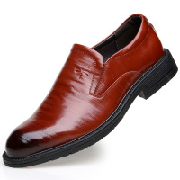 秋季新款男士皮鞋真皮英伦正装男鞋韩版商务办公休闲鞋子