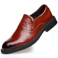 秋季新款男士皮鞋真皮英伦正装男鞋韩版商务办公休闲鞋子
