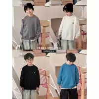 童酷男童秋款湖州织里童装洋气小狗刺绣圆领针织宽松儿童毛衣