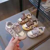 儿童德训鞋秋季新款韩版女童软底休闲运动鞋男童板鞋阿甘鞋