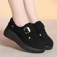 新款厚底一脚蹬博肯鞋单鞋