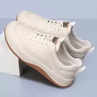 头层牛皮秋季新款男式休闲鞋室外男款百搭男鞋真皮透气芒果鞋鞋子