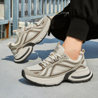 韩版厚底百搭透气老爹鞋男ins时尚潮流网面新款休闲运动鞋小白鞋
