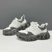 男生头层牛皮高端淋胶鞋男款潮鞋欧洲站男鞋男士厚底增高休闲鞋男