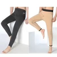 秋冬季新款奥粒绒男士保暖套装大码打底裤加绒加厚保暖内衣秋裤子