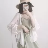 纯色防晒衣女长袖夏季新款薄款潮流防晒衣百搭设计感小外套开衫潮