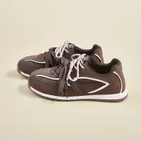 ins韩版德训鞋女秋季厚底增高新款学生跑步运动休闲街拍