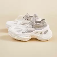 ins韩版情侣款飞织鞋秋季新款鞋跑步增高休闲