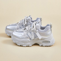 ins韩版新款老爹鞋女秋季学生跑步运动厚底增高休闲街拍