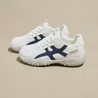 ins韩版新款阿甘鞋女秋季学生跑步运动厚底增高休闲鞋