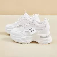 内增高ins韩版新款老爹鞋女秋季休闲鞋厚底增高