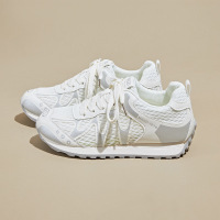 内增高韩版新款老爹鞋女夏季休闲网面透气增高