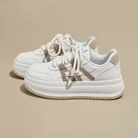 秋季小白鞋新款韩版ins女学生厚底增高运动板鞋休闲街拍