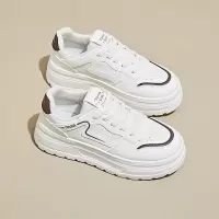 秋季小白鞋新款韩版ins潮女学生厚底增高板鞋休闲鞋街拍