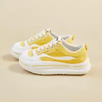 秋季帆布鞋新款韩版ins女学生厚底增高运动休闲板鞋街拍