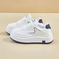 秋季新款小白鞋ins韩版女学生板鞋运动厚底增高休闲街拍