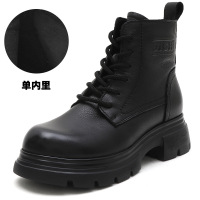 真皮英伦风复古马丁靴25秋冬季新款厚底软底时尚百搭短靴复古女鞋
