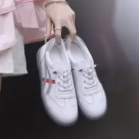 头层牛皮厚底单鞋女25春秋新款牛筋软底防滑休闲鞋百搭复古小白鞋